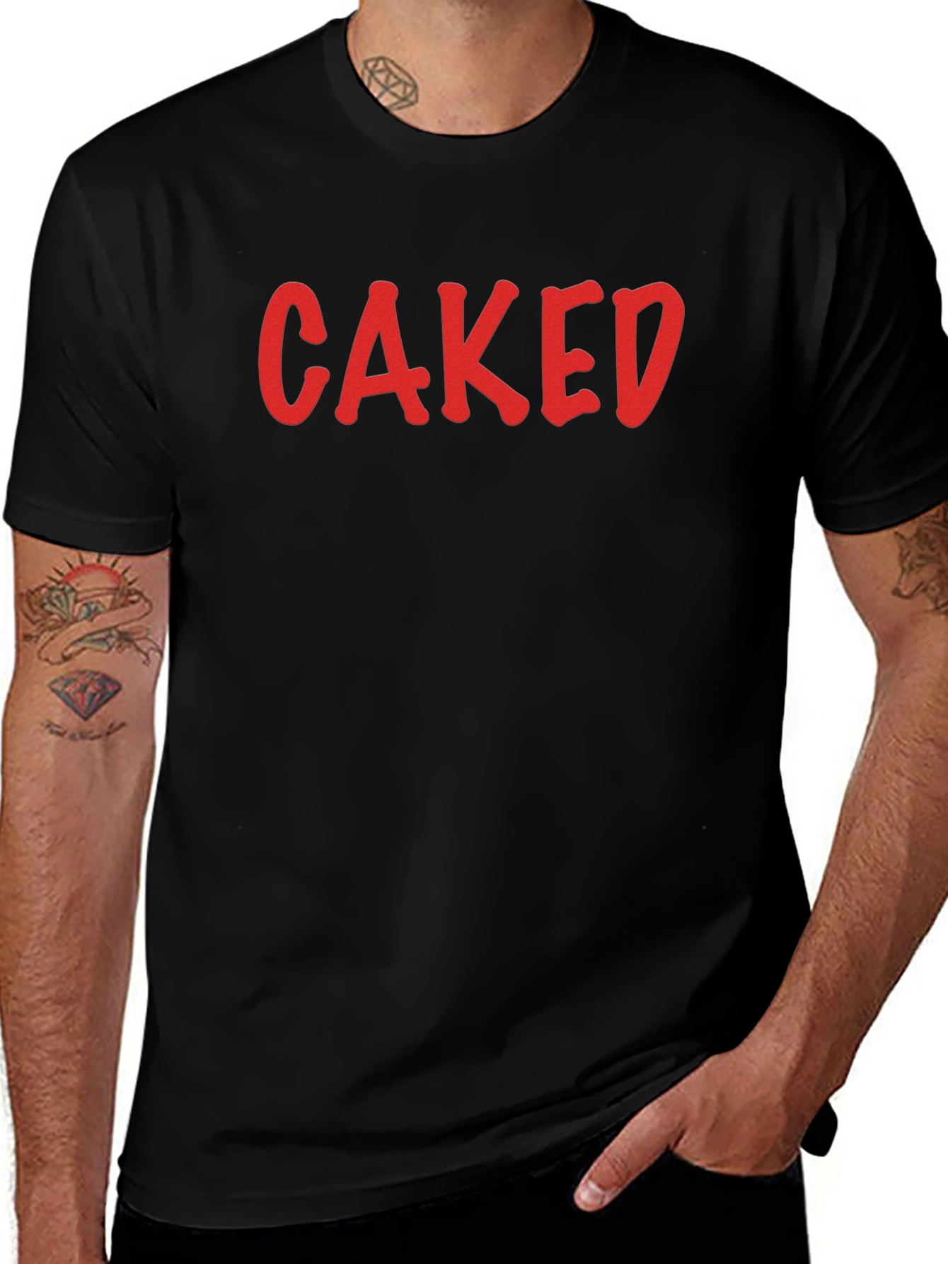 Variant 7 of CAKED Graphic Print Men's T-Shirt