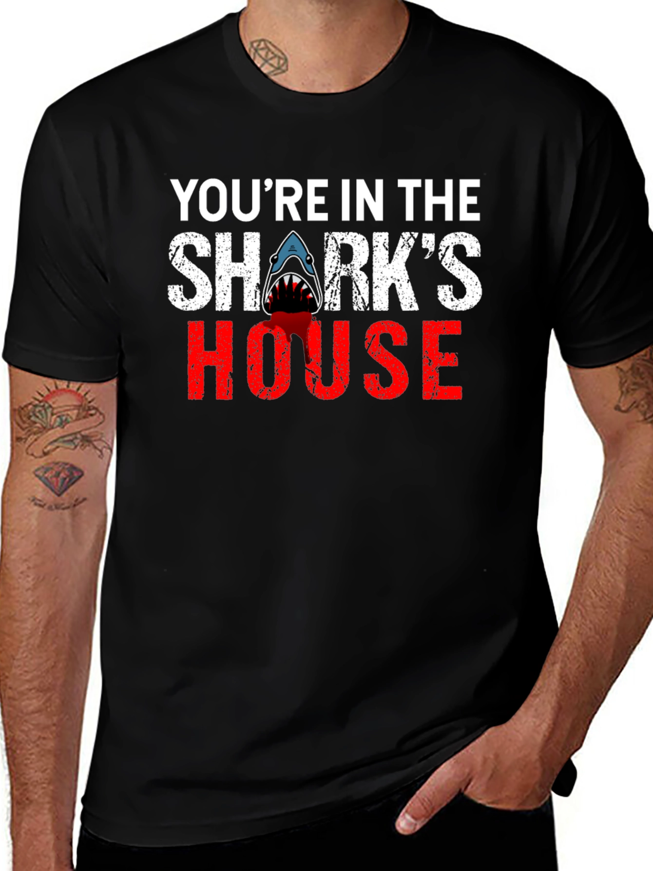 Variant 26 of Shark's House Graphic Tee
