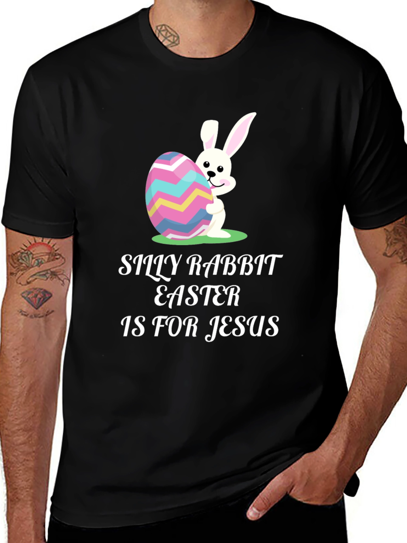 Silly Rabbit Easter Jesus Graphic Tee