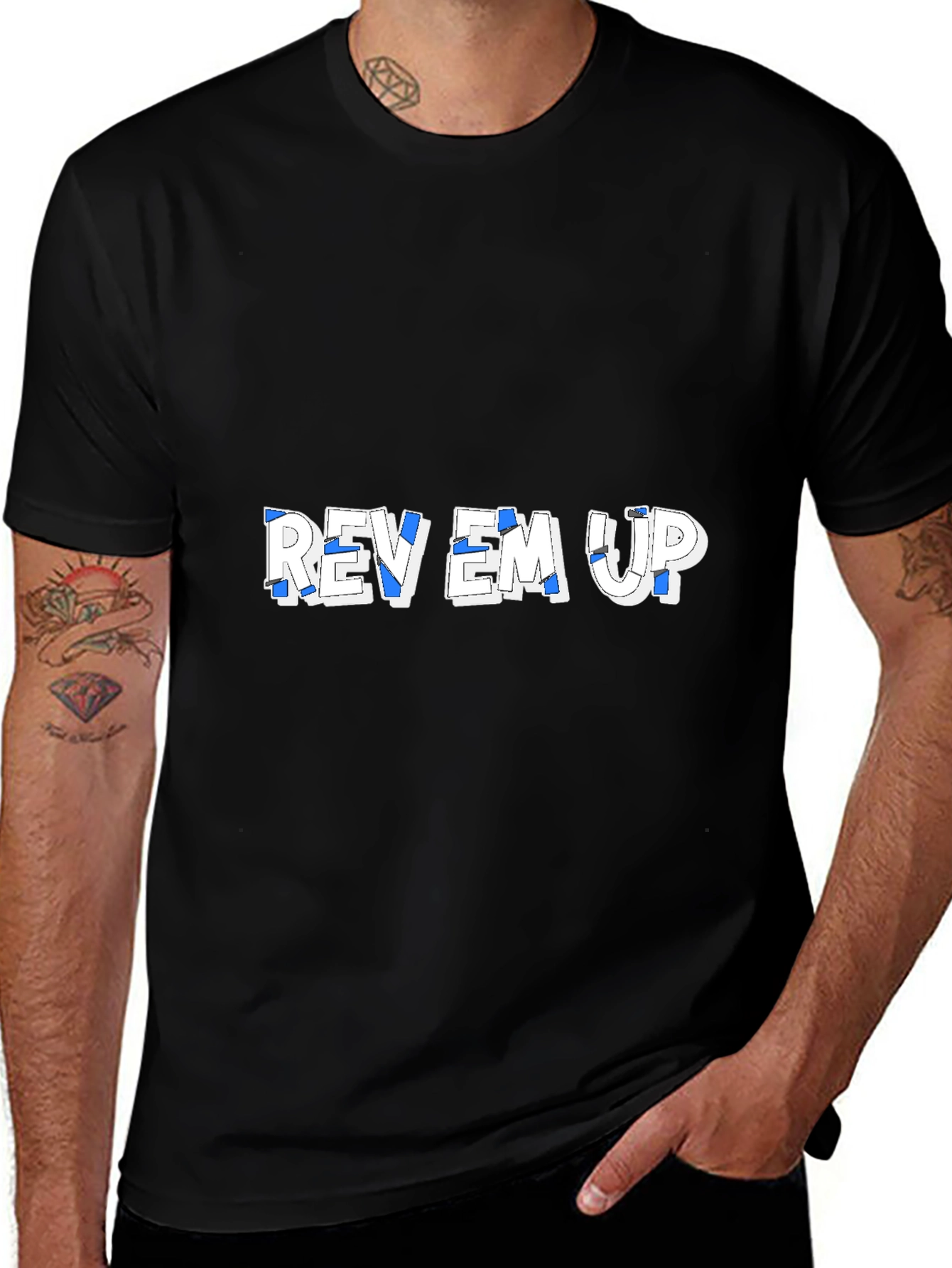 Variant 24 of Rev Em Up Graphic Tee