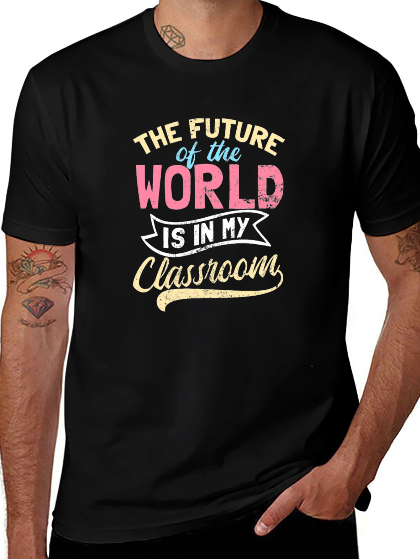 Variant 19 of Future of the World Teacher Graphic Tee