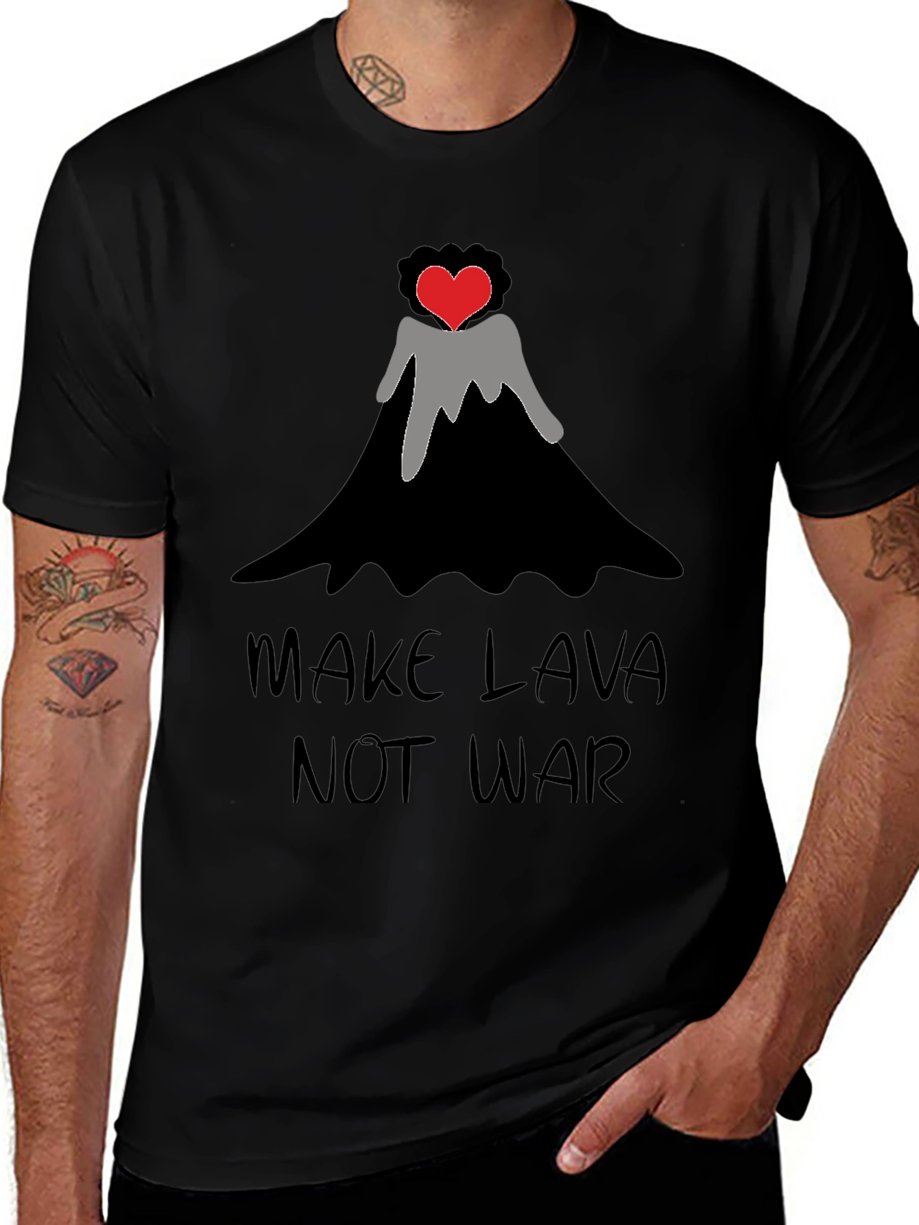 Make Lava Not War T-Shirt