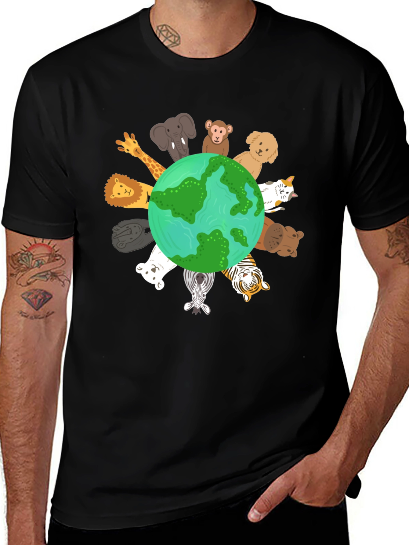Variant 18 of Earth Animals Graphic T-Shirt