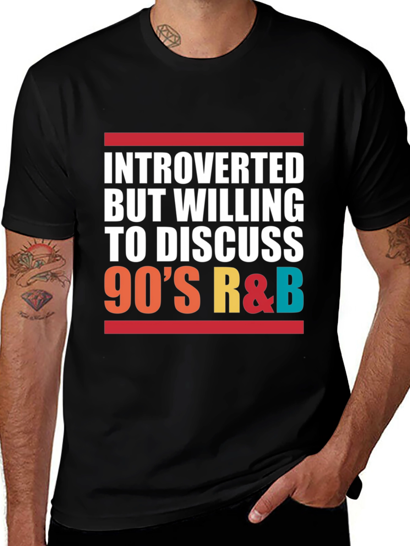 Introverted 90's R&B Music T-Shirt