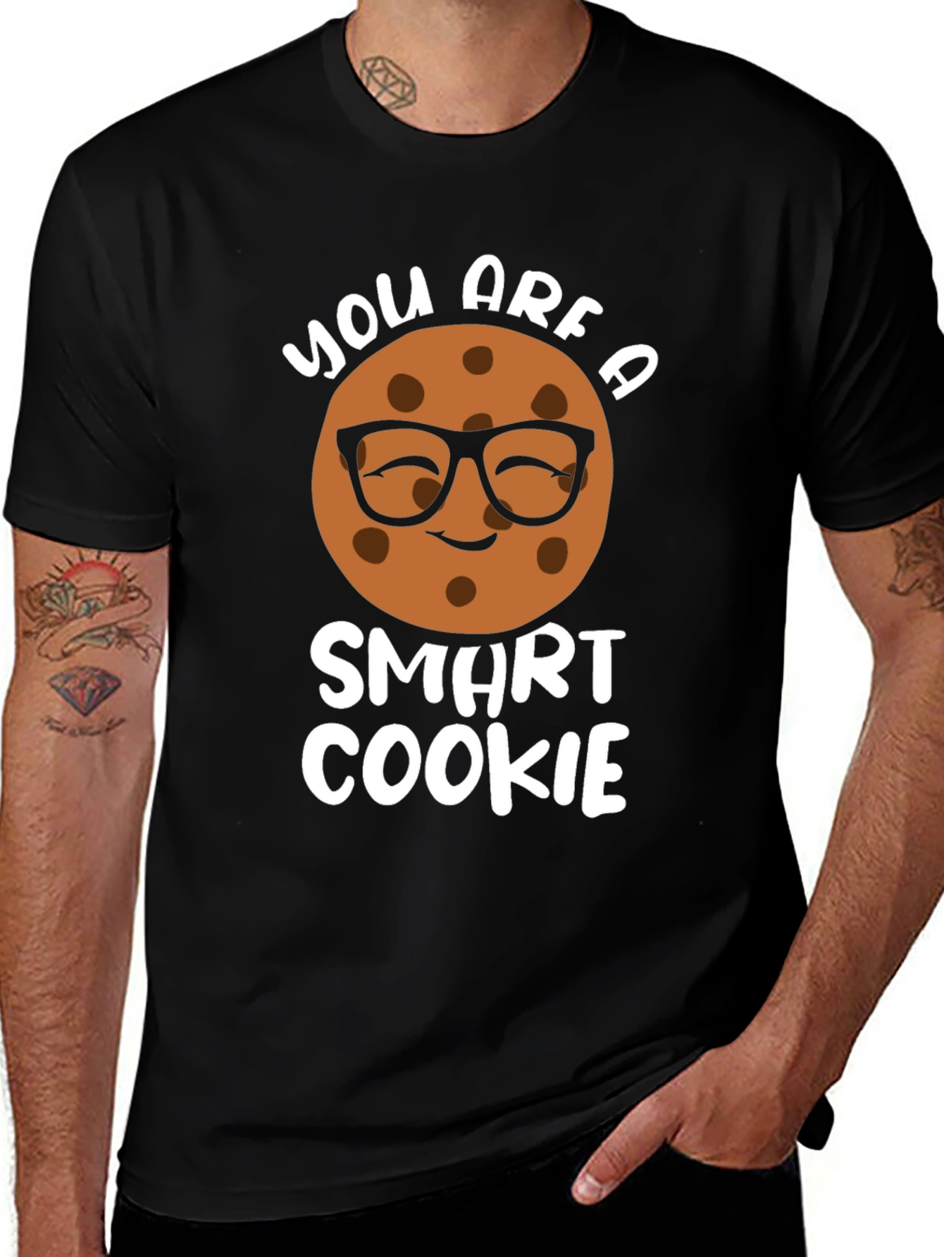 Variant 27 of Smart Cookie Graphic T-Shirt - Funny Pun Tee