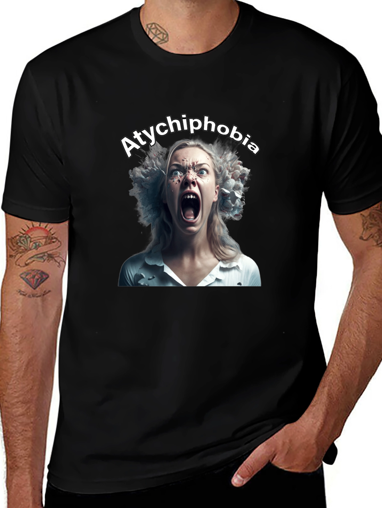 Atychiphobia T-Shirt - Fear of Failure Graphic Tee