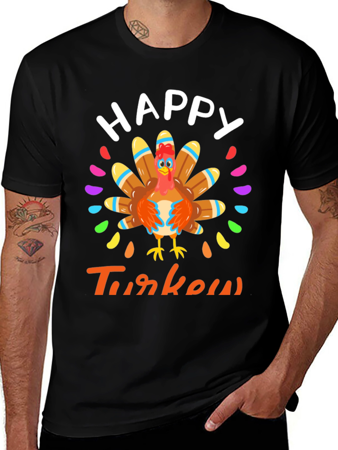 Variant 30 of Happy Turkey Day T-Shirt