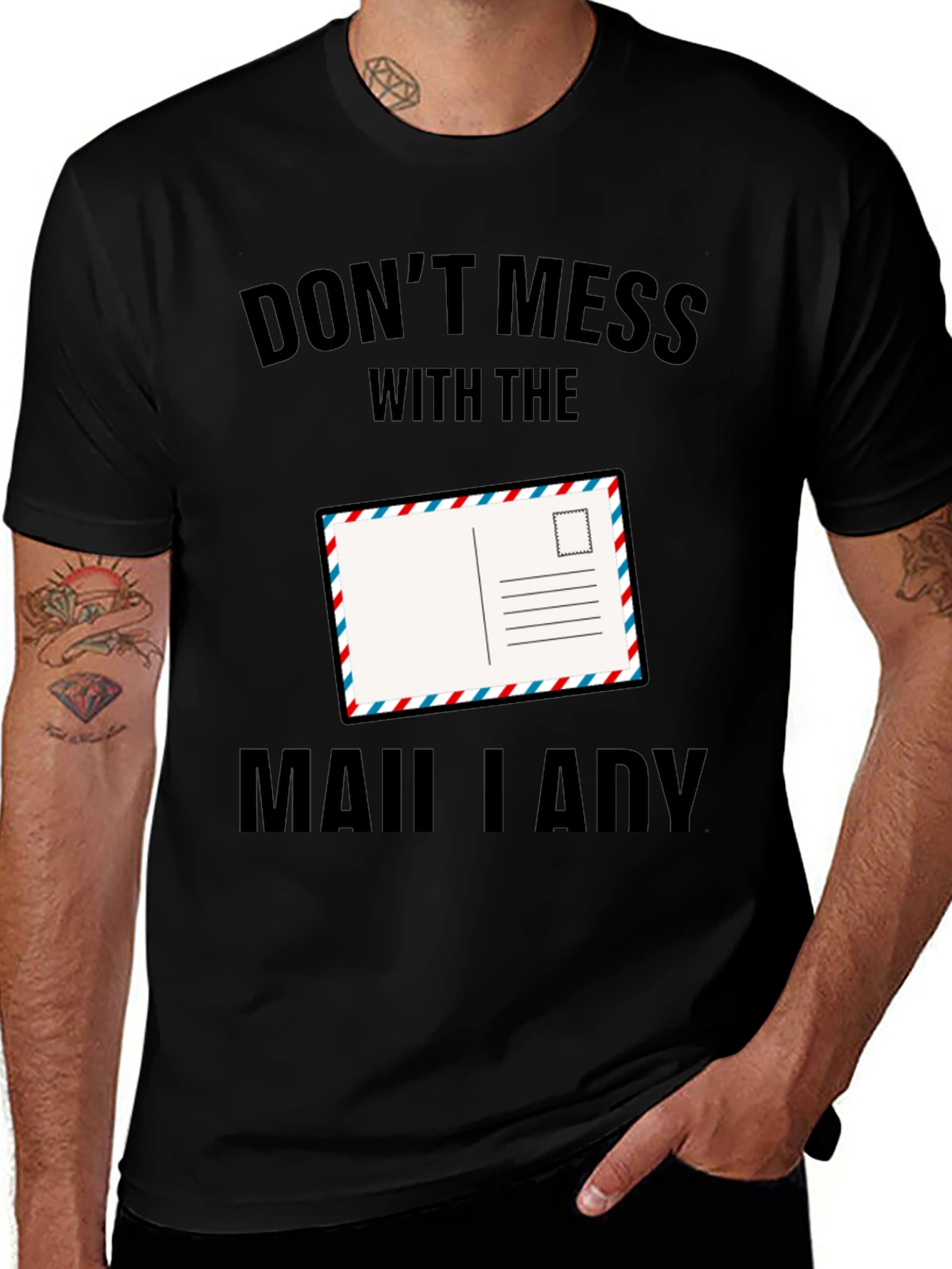 Variant 25 of Don't Mess with the Mail Lady T-Shirt