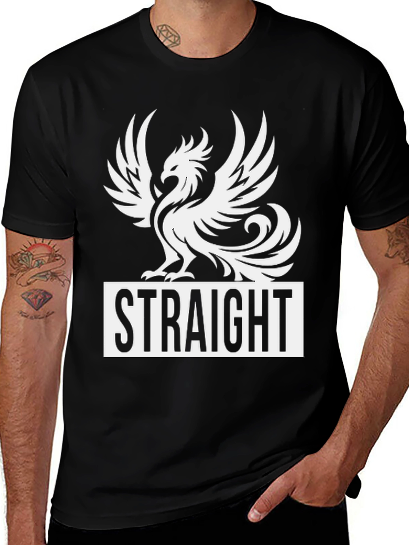 Variant 10 of Phoenix Straight Graphic T-Shirt - Stylish & Unique Design