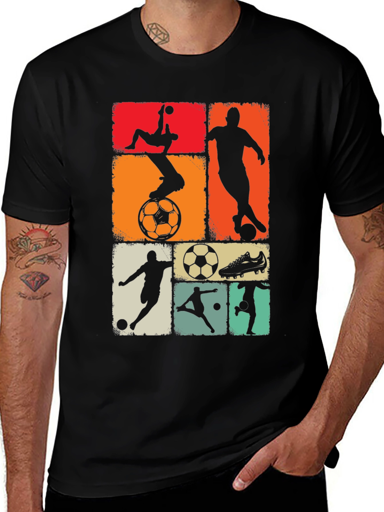 Variant 11 of Retro Soccer T-Shirt - Cool Vintage Football Tee