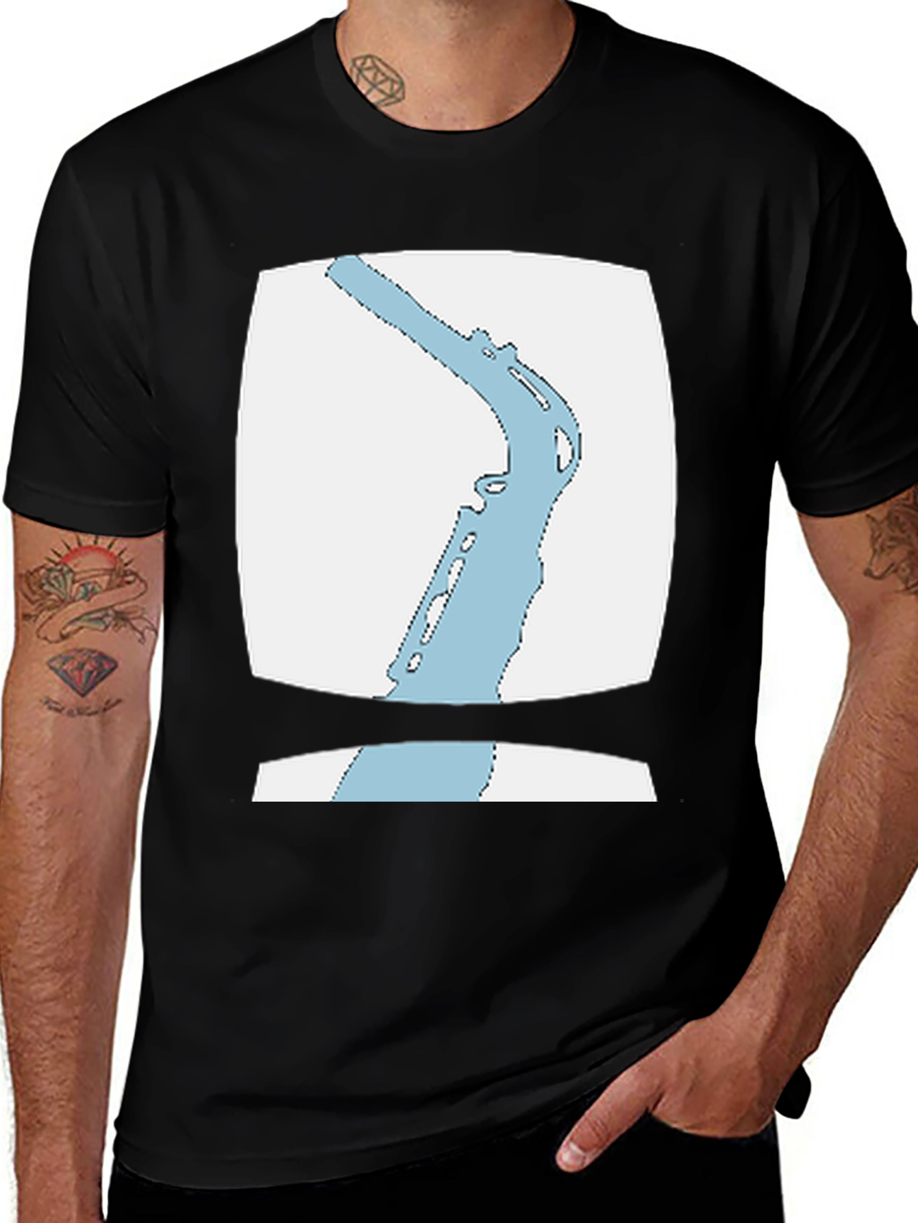 Variant 3 of Saxophone Graphic T-Shirt