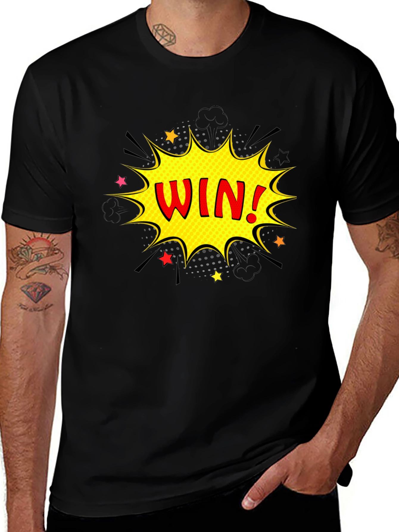 Variant 9 of Comic Style WIN! Graphic Tee