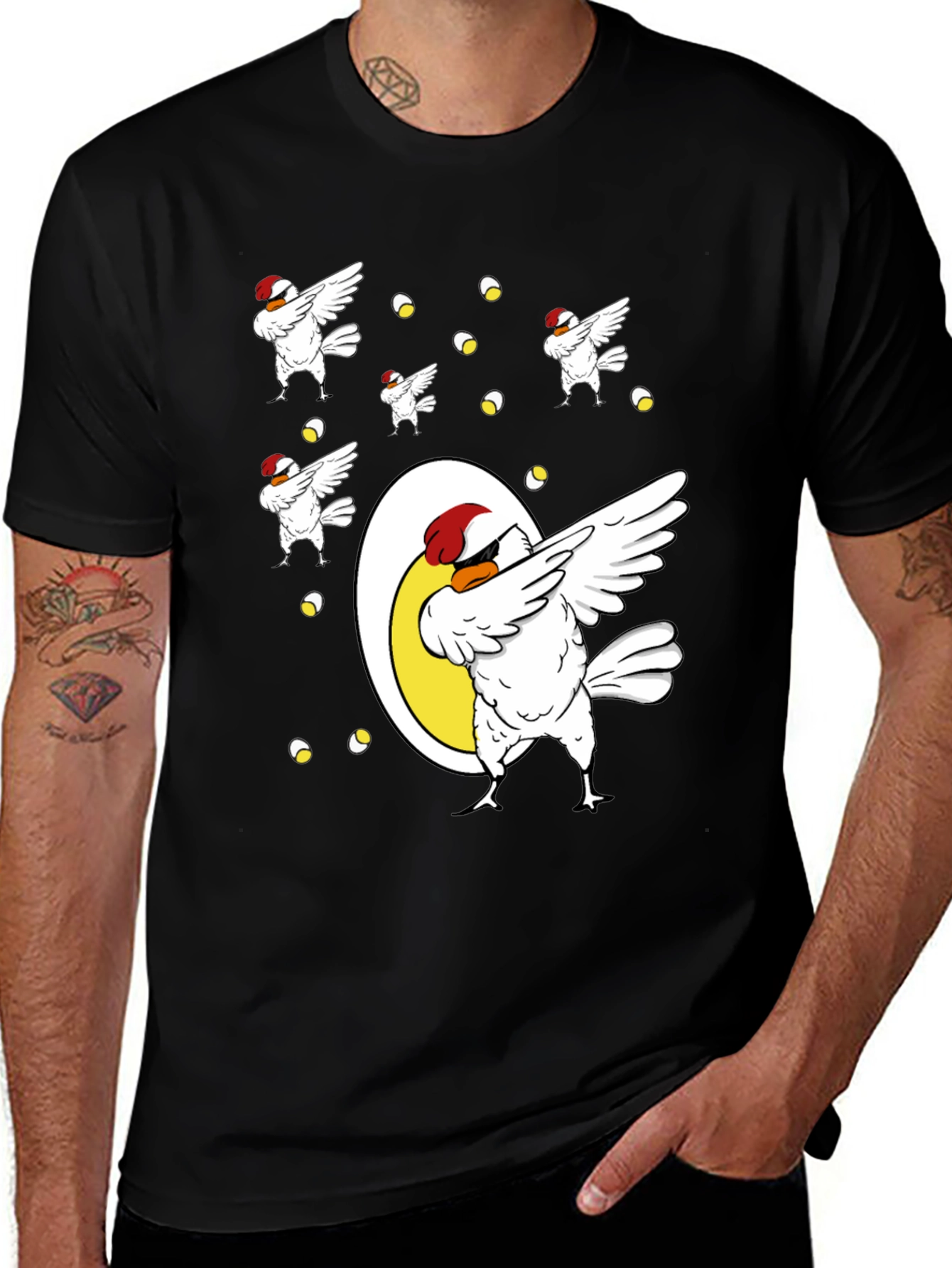 Variant 26 of Dabbing Chicken T-Shirt