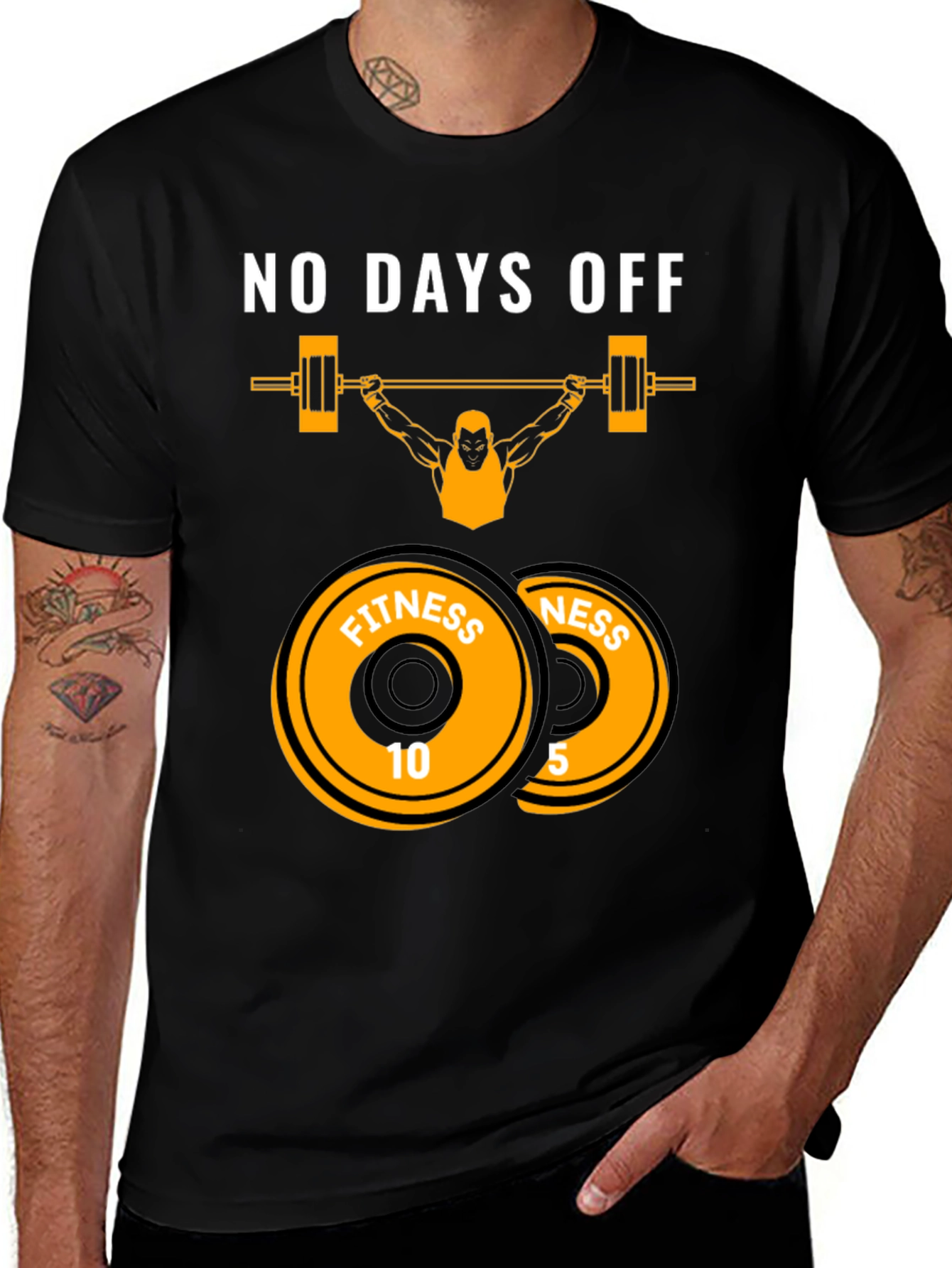 Variant 18 of No Days Off Fitness T-Shirt