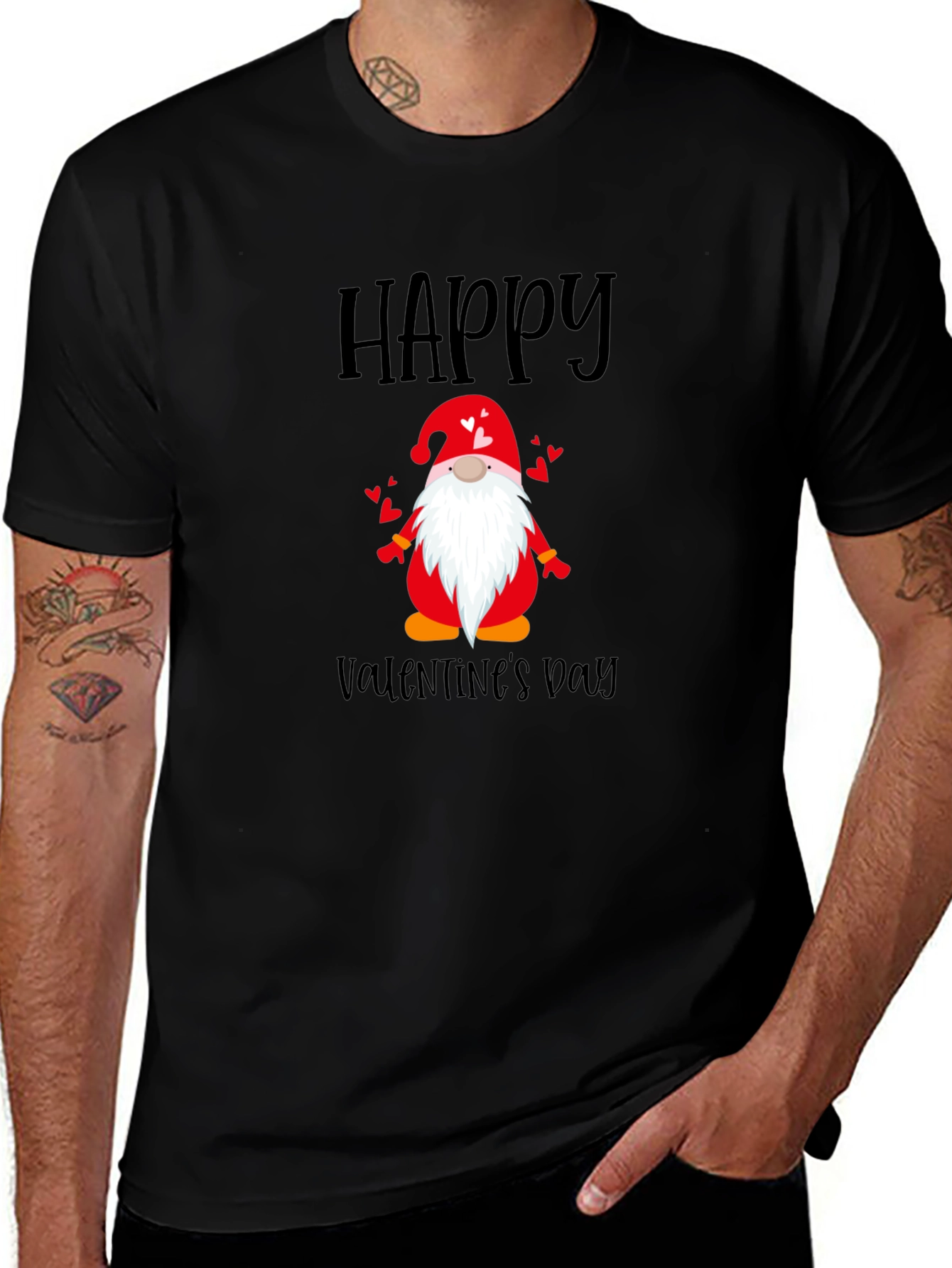 Variant 16 of Happy Valentine's Day Gnome Graphic T-Shirt