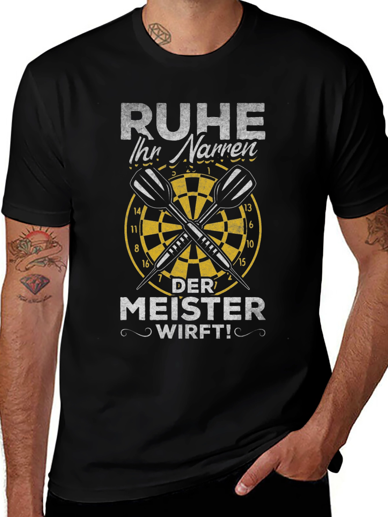 Ruhe Ihr Narren T-Shirt - Master Thrower Design