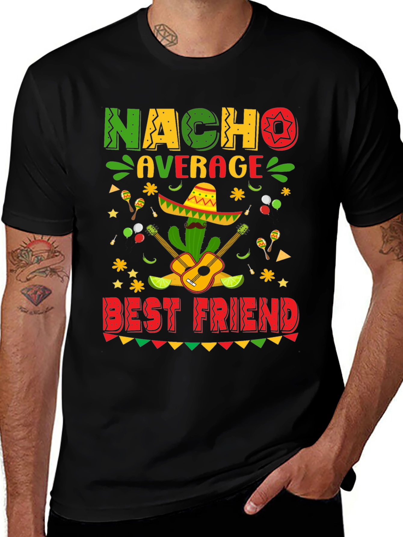 Variant 30 of Nacho Average Best Friend Graphic Tee