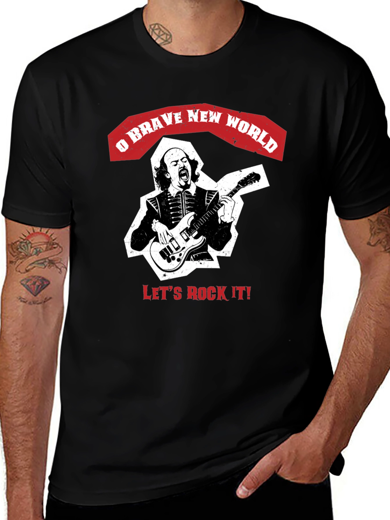Variant 13 of O Brave New World T-Shirt Rock Music Graphic Tee