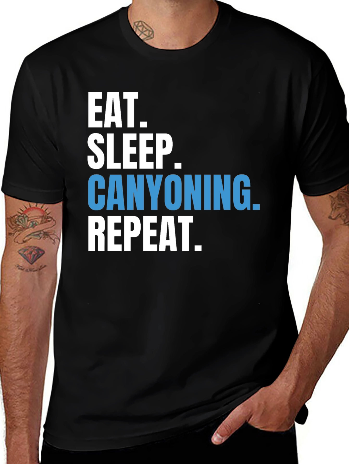 Eat Sleep Canyoning Repeat T-Shirt
