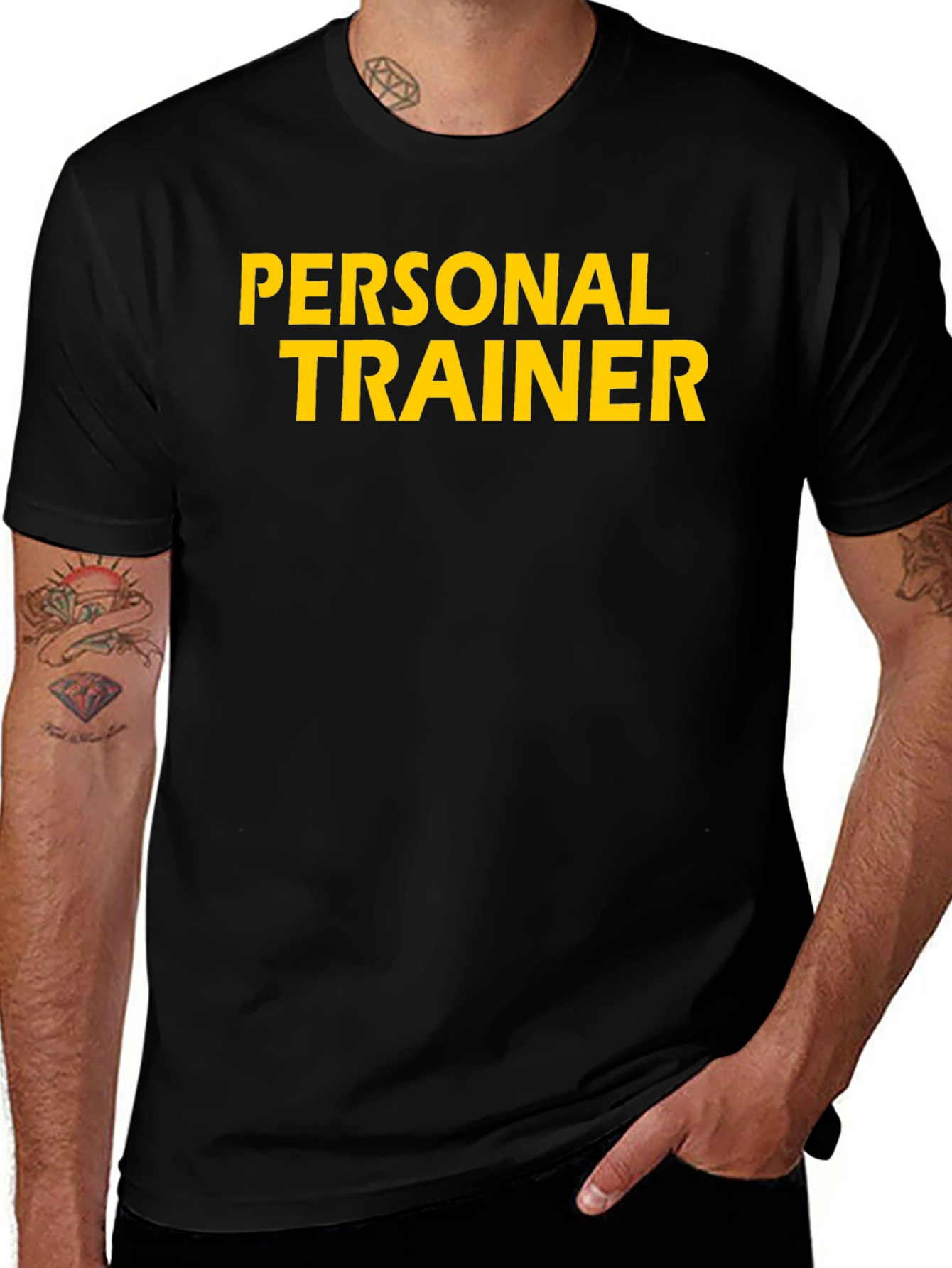 Variant 15 of Personal Trainer Black T-Shirt