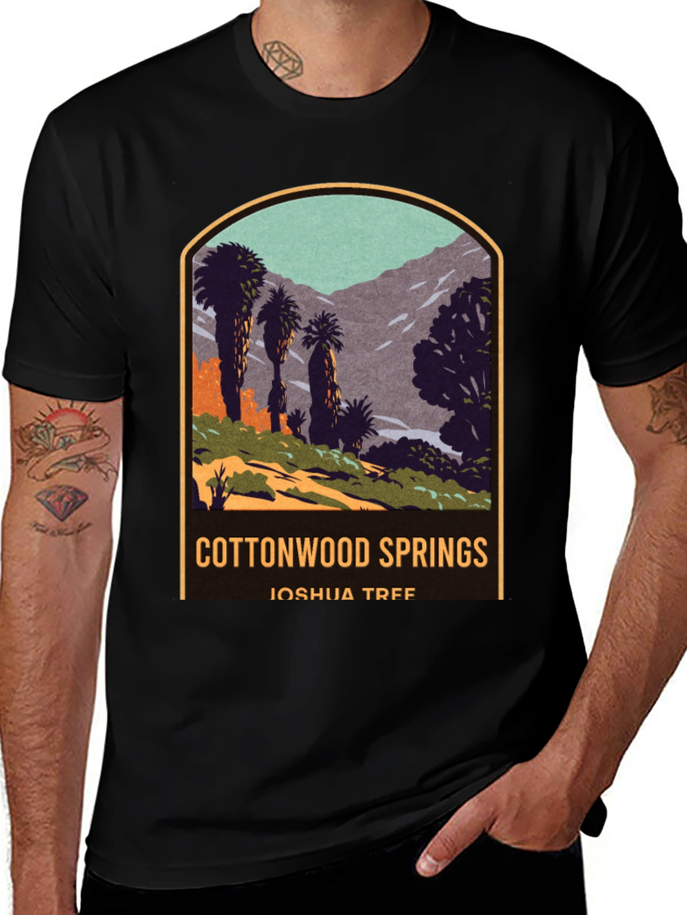 Variant 24 of Cottonwood Springs Joshua Tree Graphic Tee