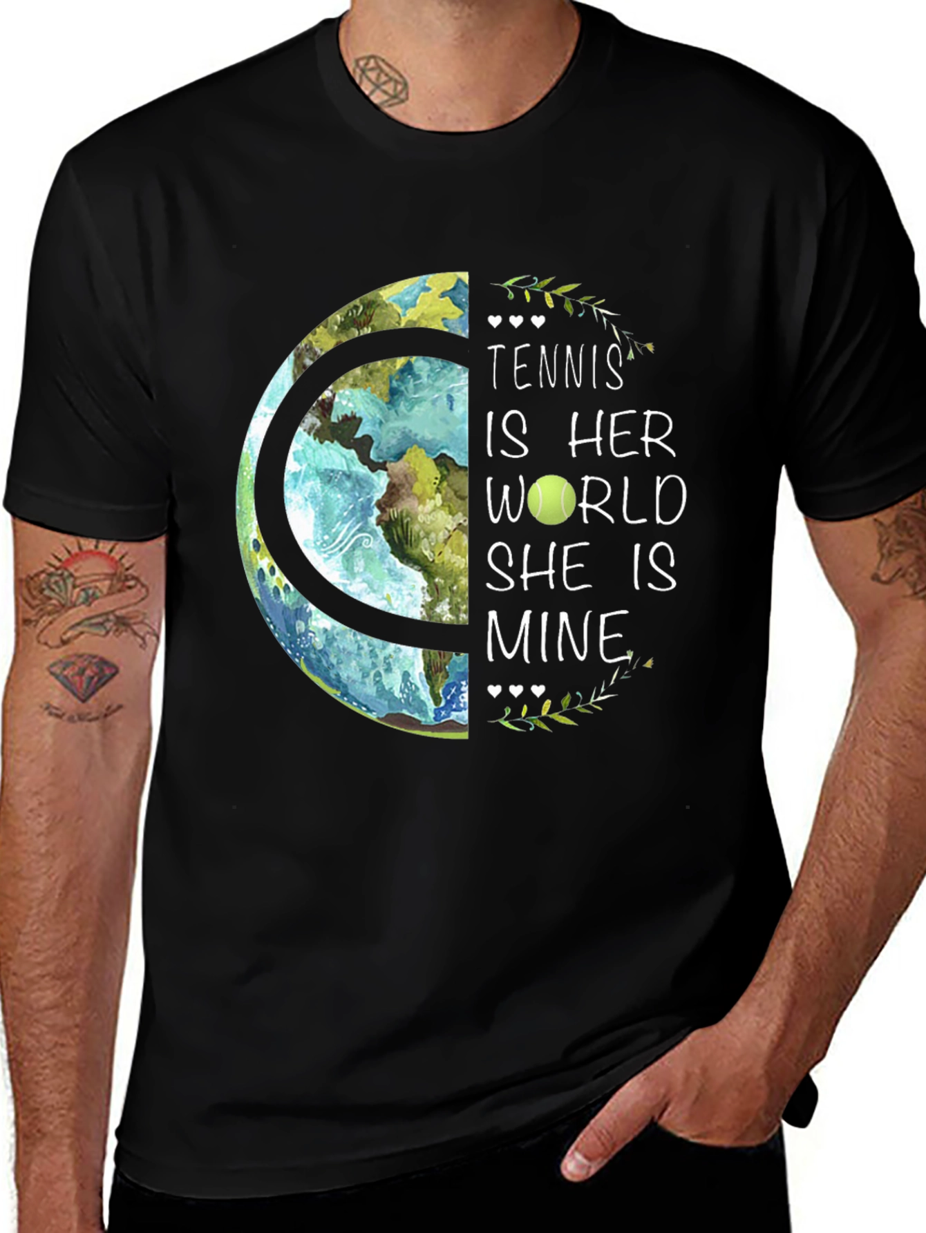 Variant 29 of Tennis is Her World Graphic T-Shirt