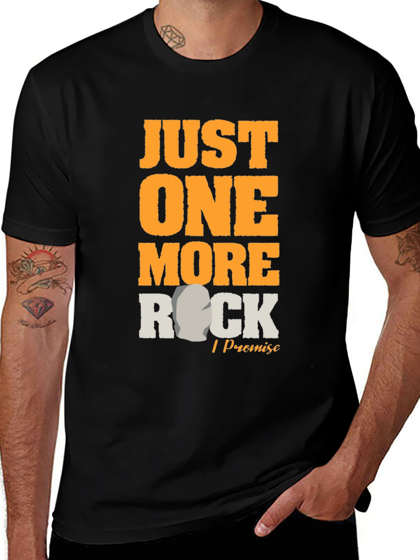 Variant 24 of Just One More Rock T-Shirt - Funny Rockhounding Tee