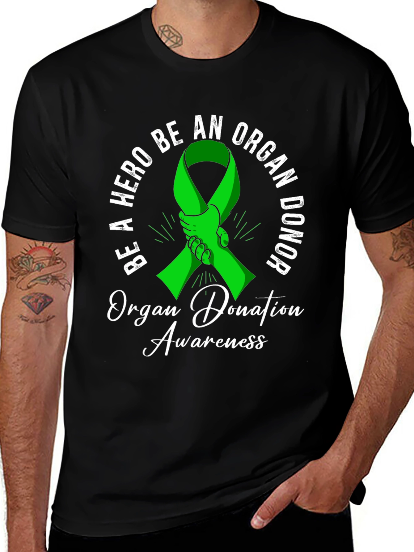 Organ Donor Awareness T-Shirt: Be a Hero