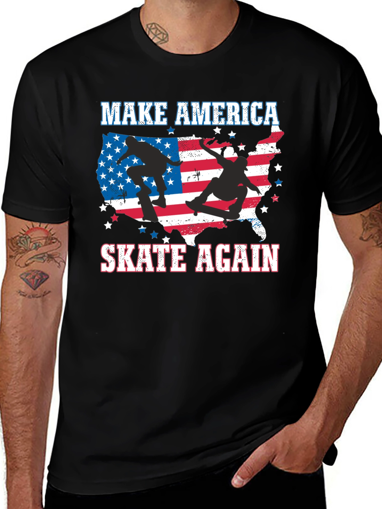 Variant 29 of Make America Skate Again Graphic Tee