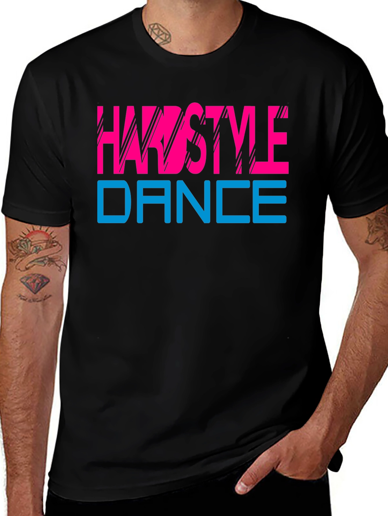 Hairstyle Dance T-Shirt - Black Graphic Tee