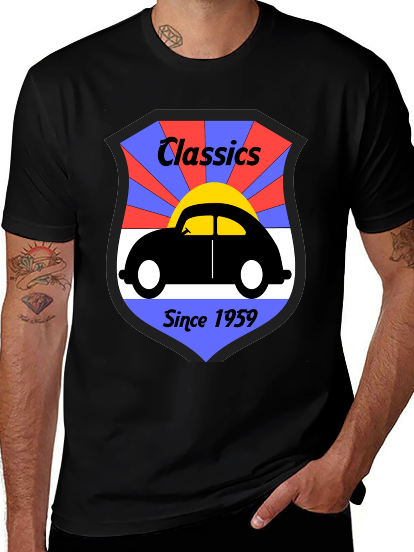 Classics Since 1959 Retro Car T-Shirt
