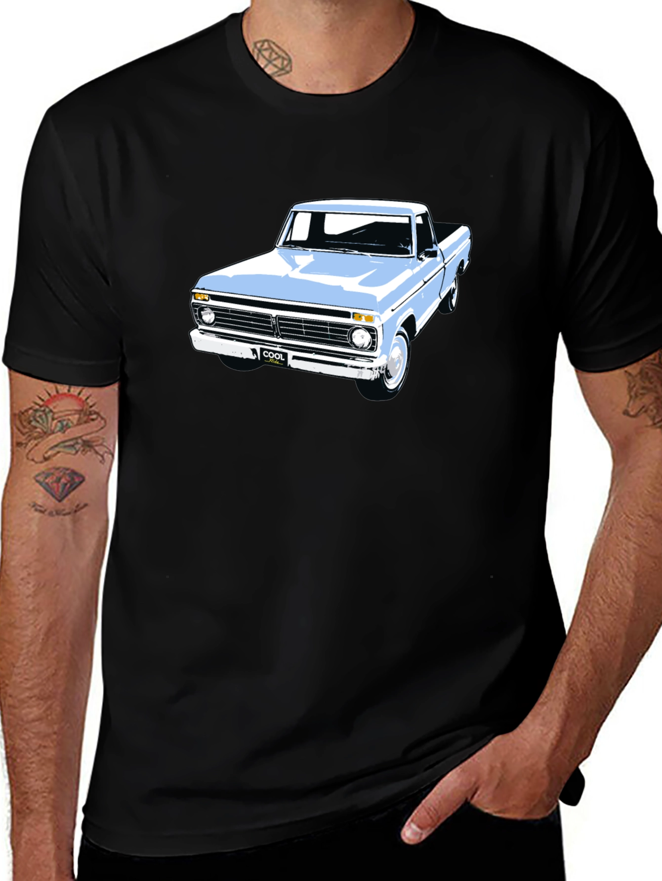 Variant 28 of Vintage Truck Graphic T-Shirt - Cool Car Tee