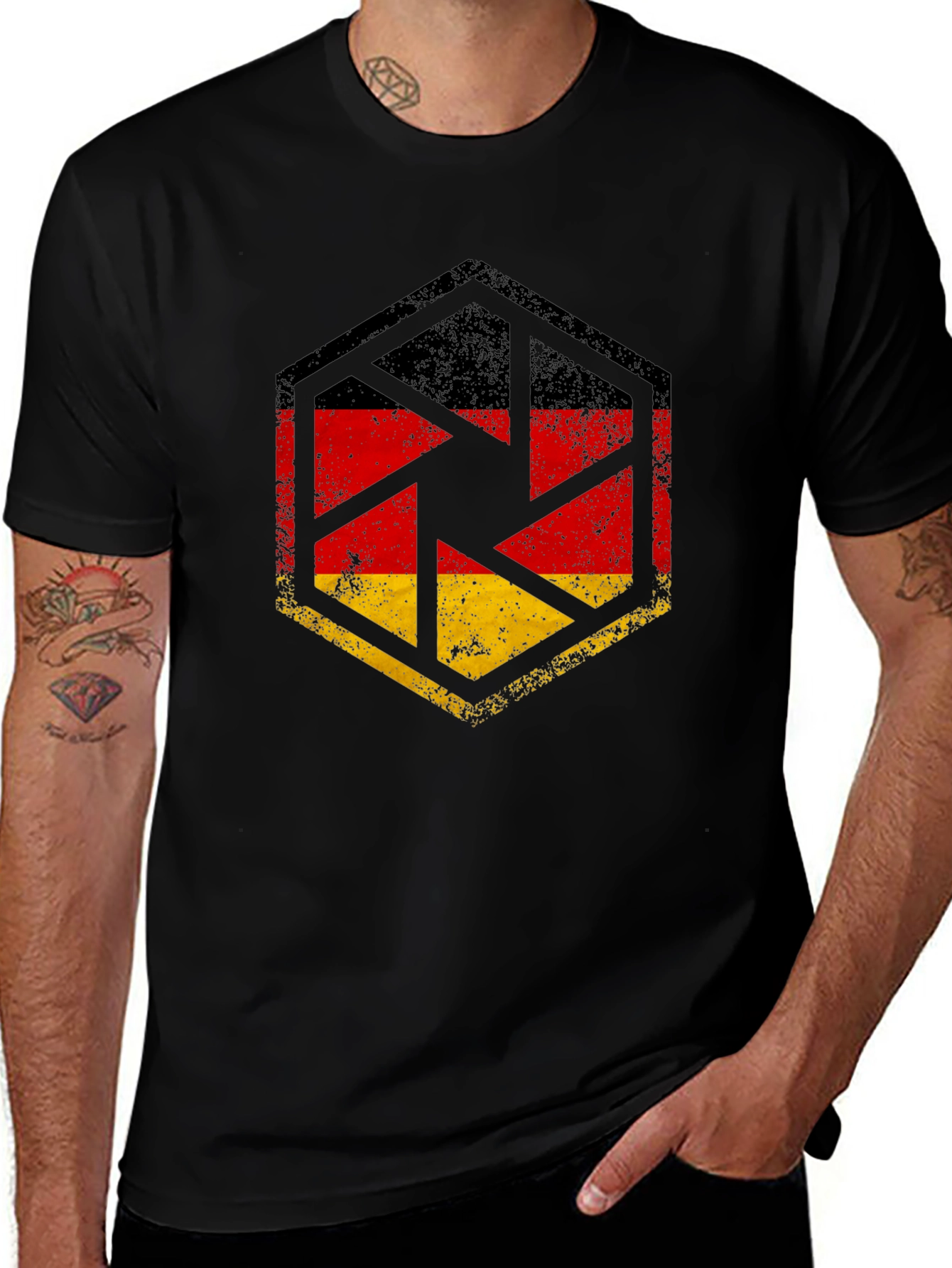 Variant 22 of Germany Flag Shutter T-Shirt