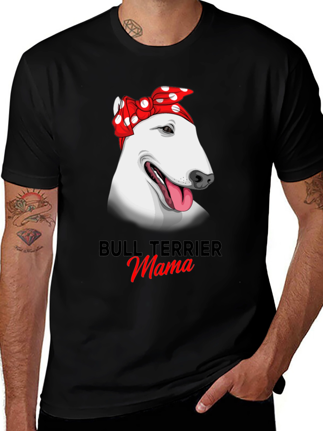 Bull Terrier Mama Graphic Tee