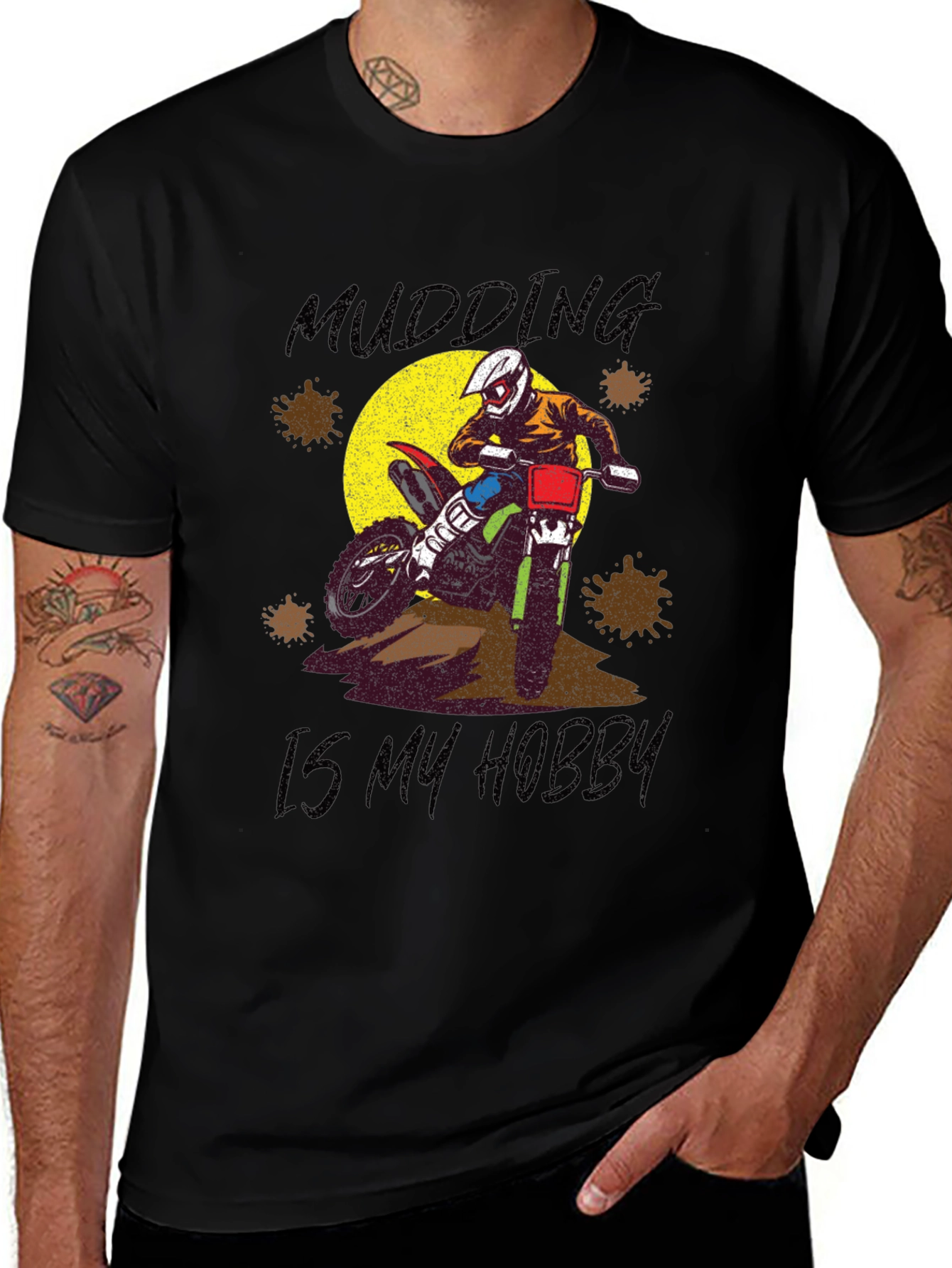 Variant 9 of Mudding Is My Hobby Graphic T-Shirt