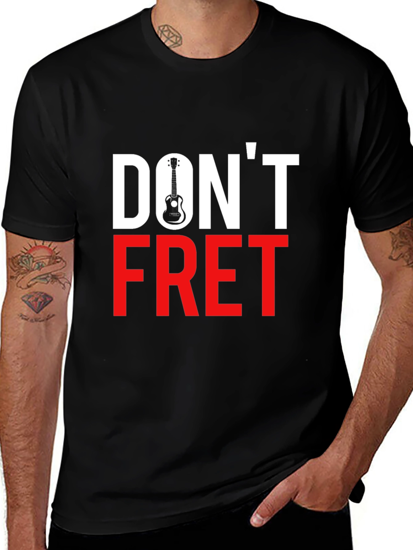 Variant 27 of Don't Fret Guitar T-Shirt