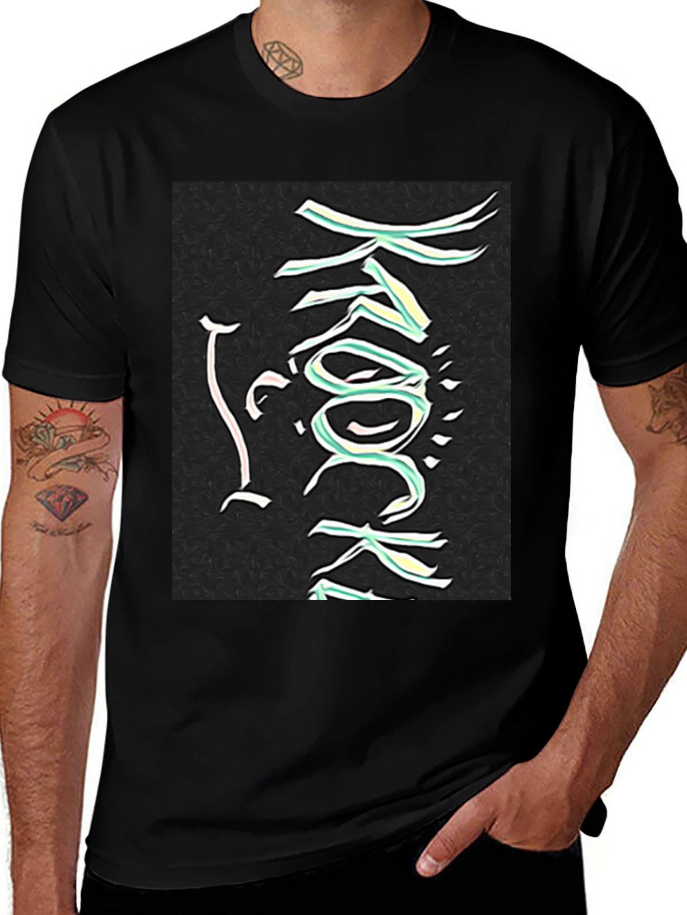 Variant 16 of Knock T-Shirt: Unique Design, Casual Wear