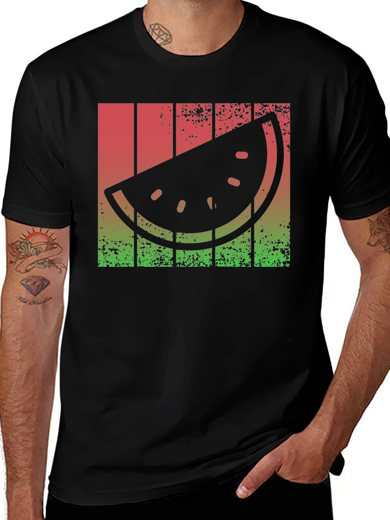 Variant 23 of Watermelon Graphic Tee - Retro Summer Vibes