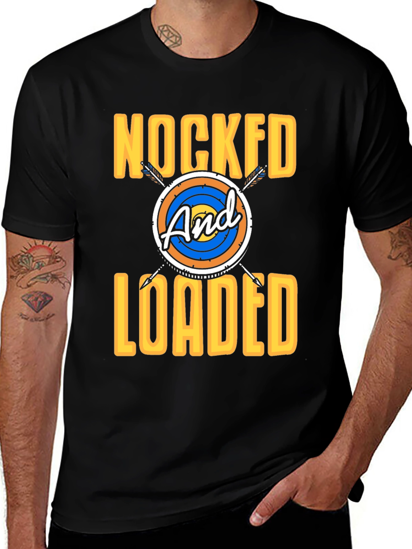 Variant 18 of Archery "Nocked and Loaded" Graphic T-Shirt