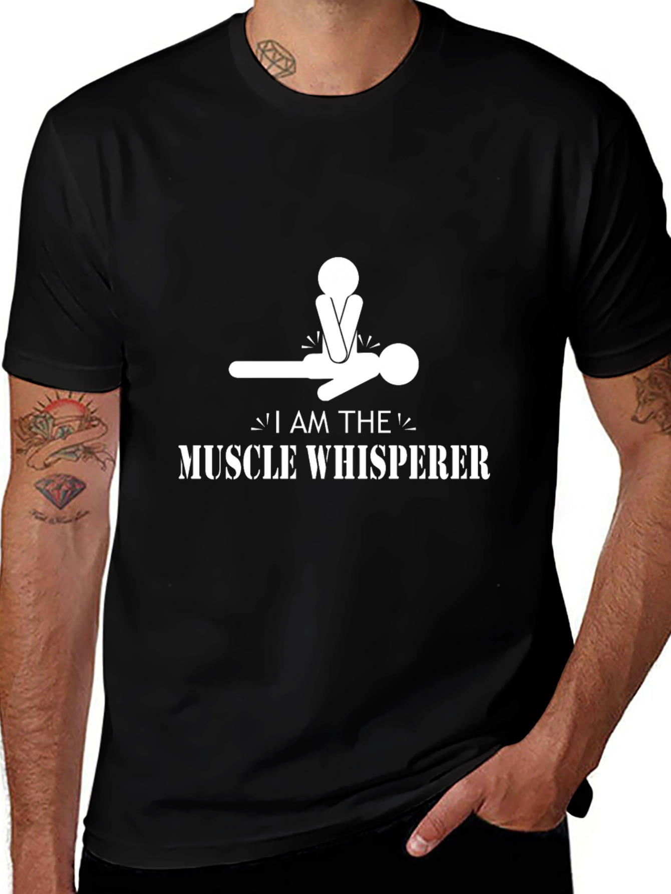 Variant 7 of Muscle Whisperer T-Shirt, Funny Chiropractic Shirt