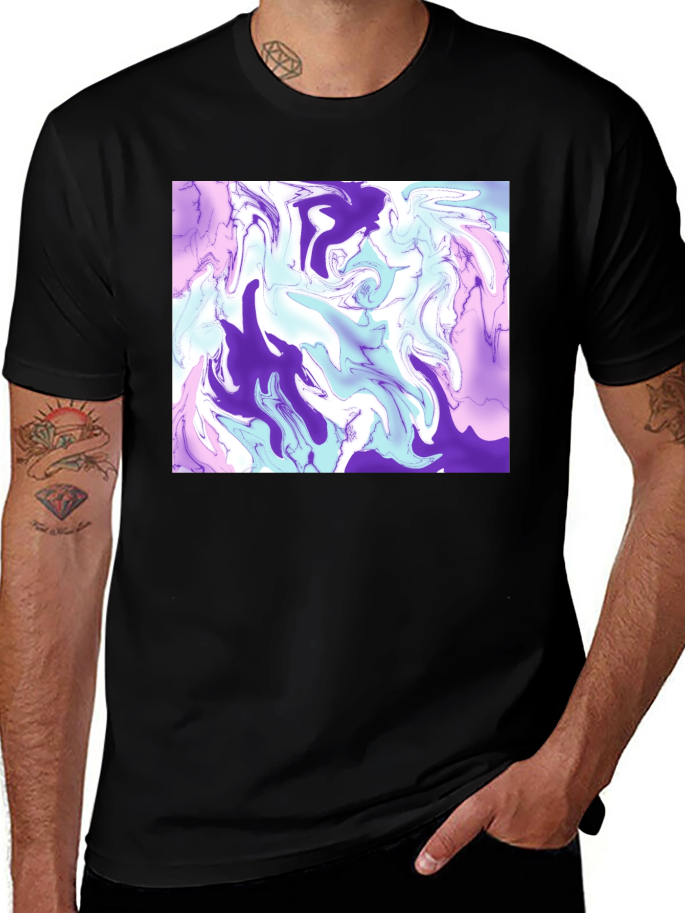 Variant 3 of Abstract Swirl T-Shirt - Soft, Stylish Graphic Tee