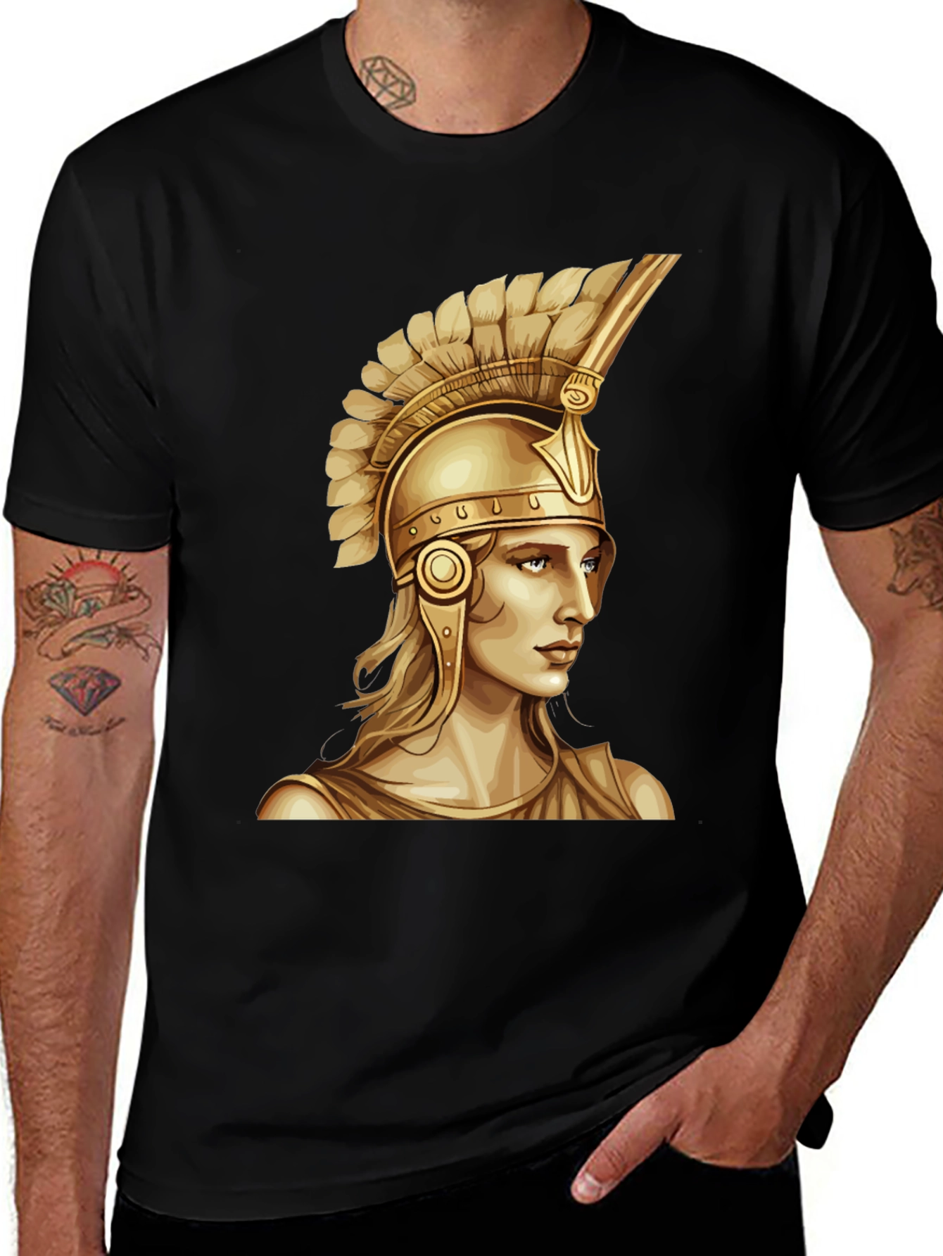 Athena T-Shirt - Greek Goddess Art