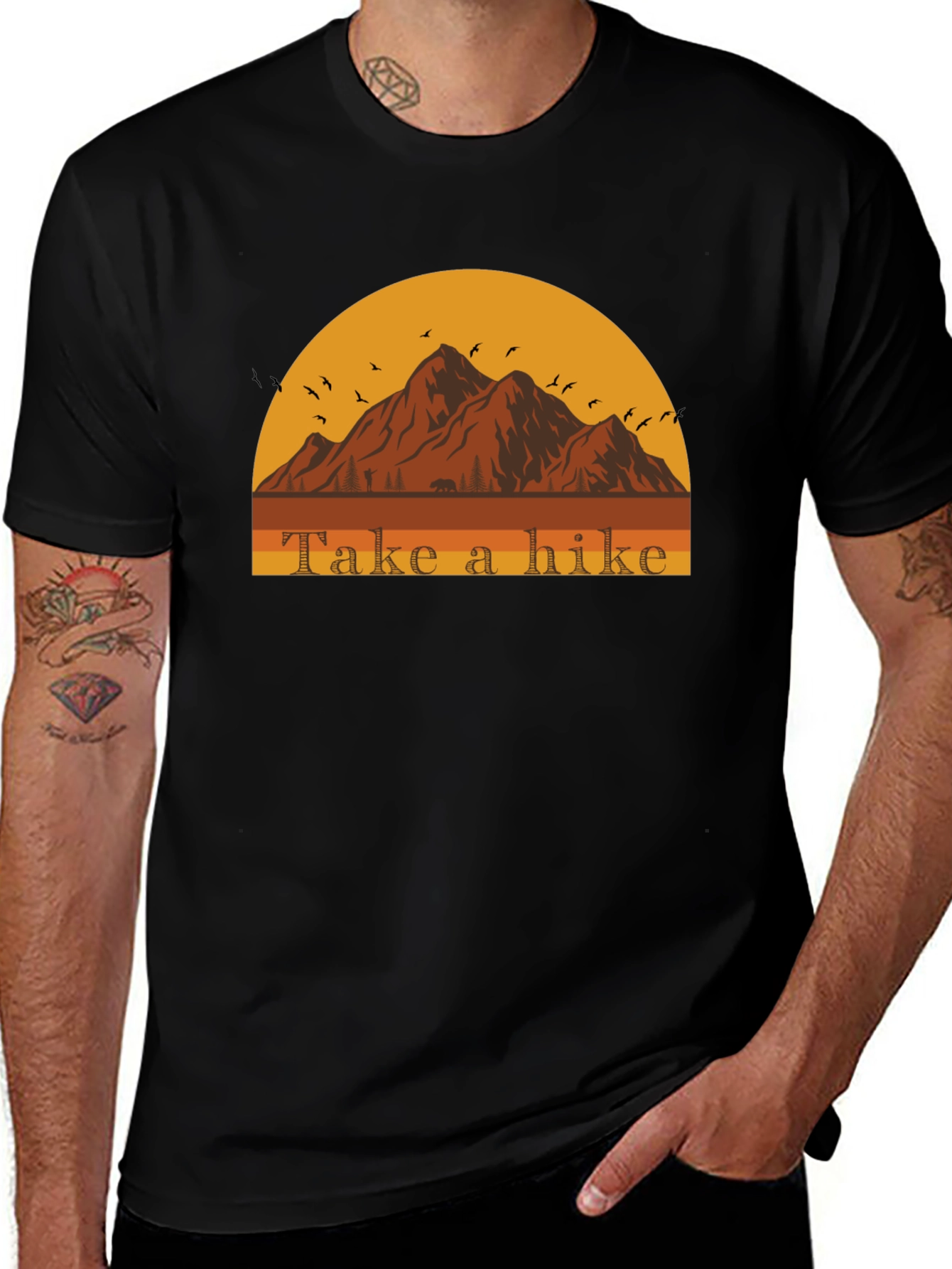Variant 28 of Take a Hike Mountain T-Shirt - Adventure Ready