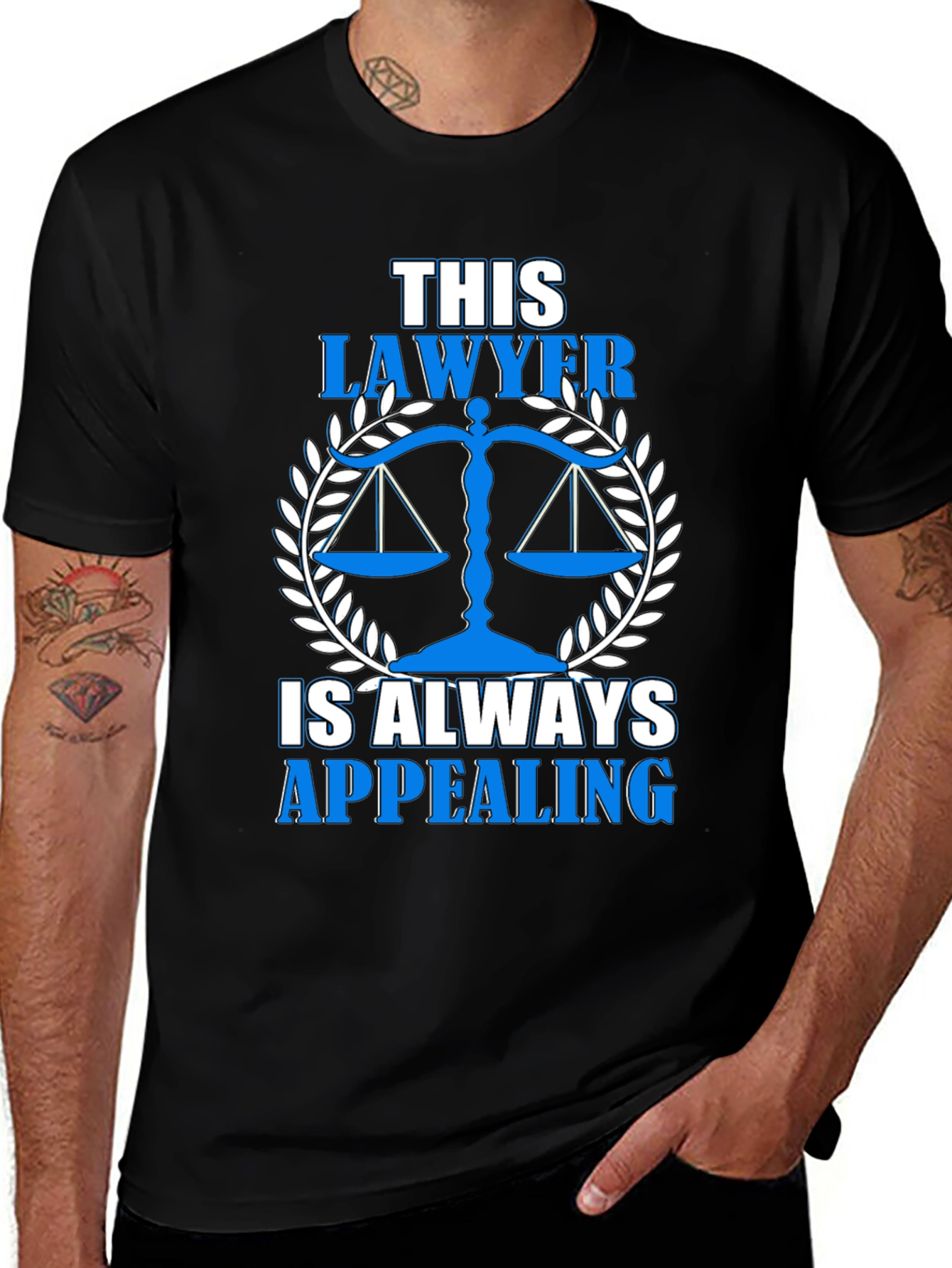 Variant 27 of Lawyer Always Appealing Graphic T-Shirt