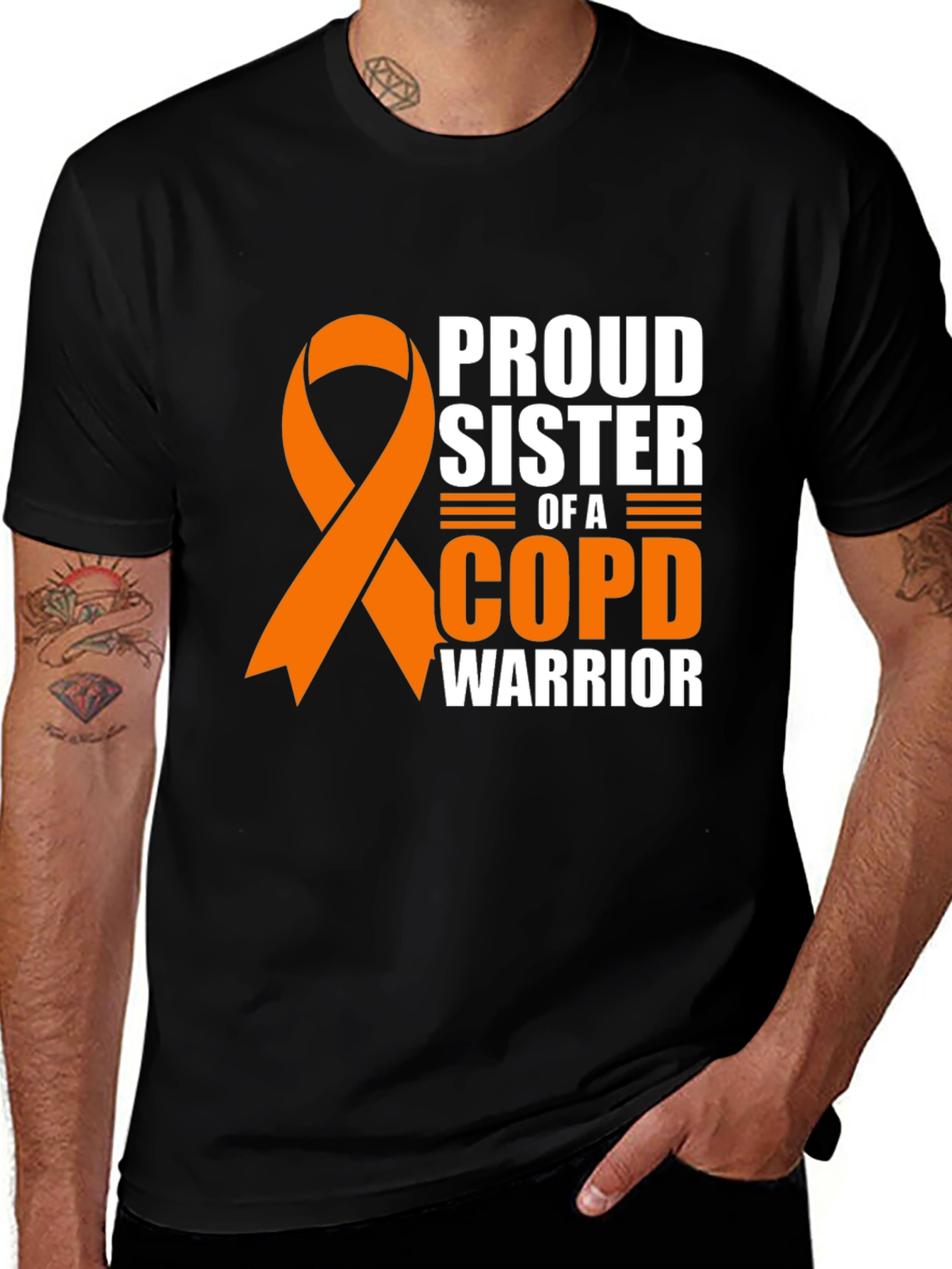 Proud Sister of a COPD Warrior T-Shirt