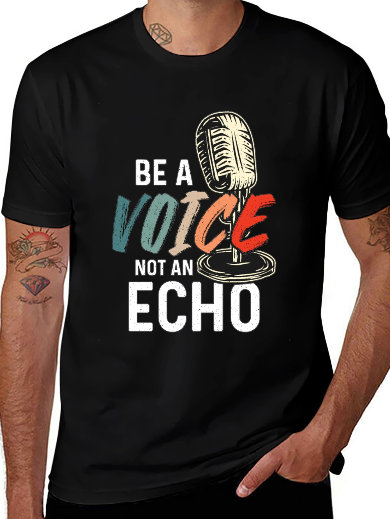 Variant 28 of Be A Voice Graphic Tee