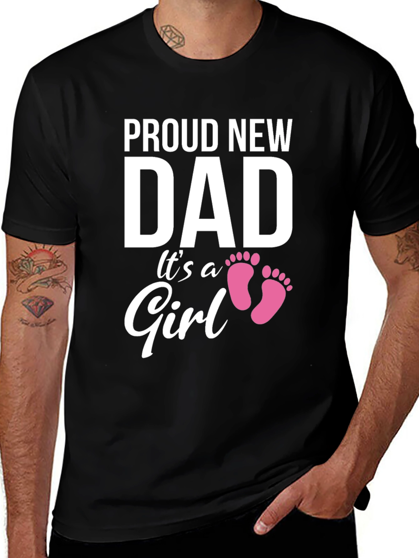 Proud New Dad It's A Girl T-Shirt