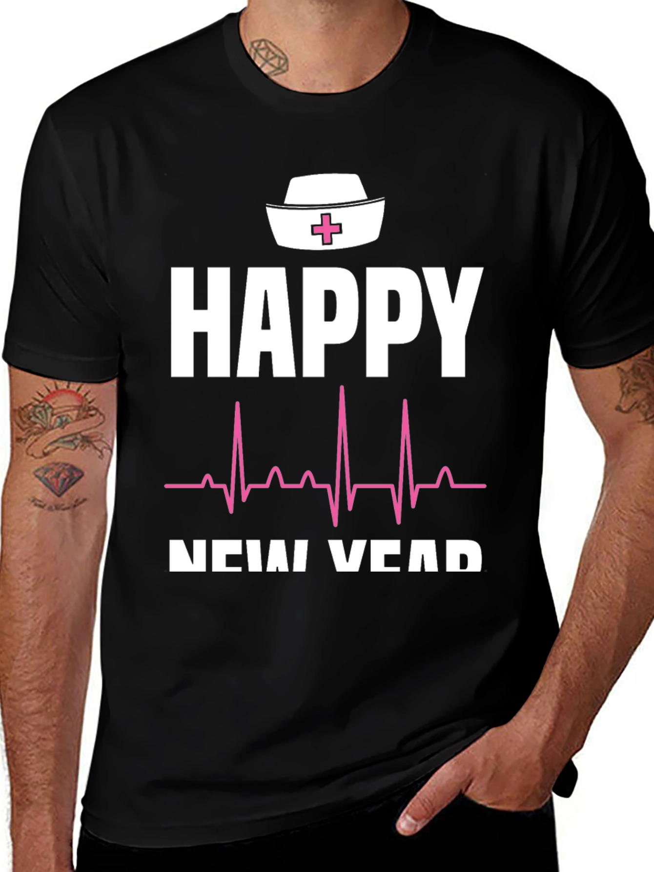 Variant 3 of Nurse Happy New Year T-Shirt