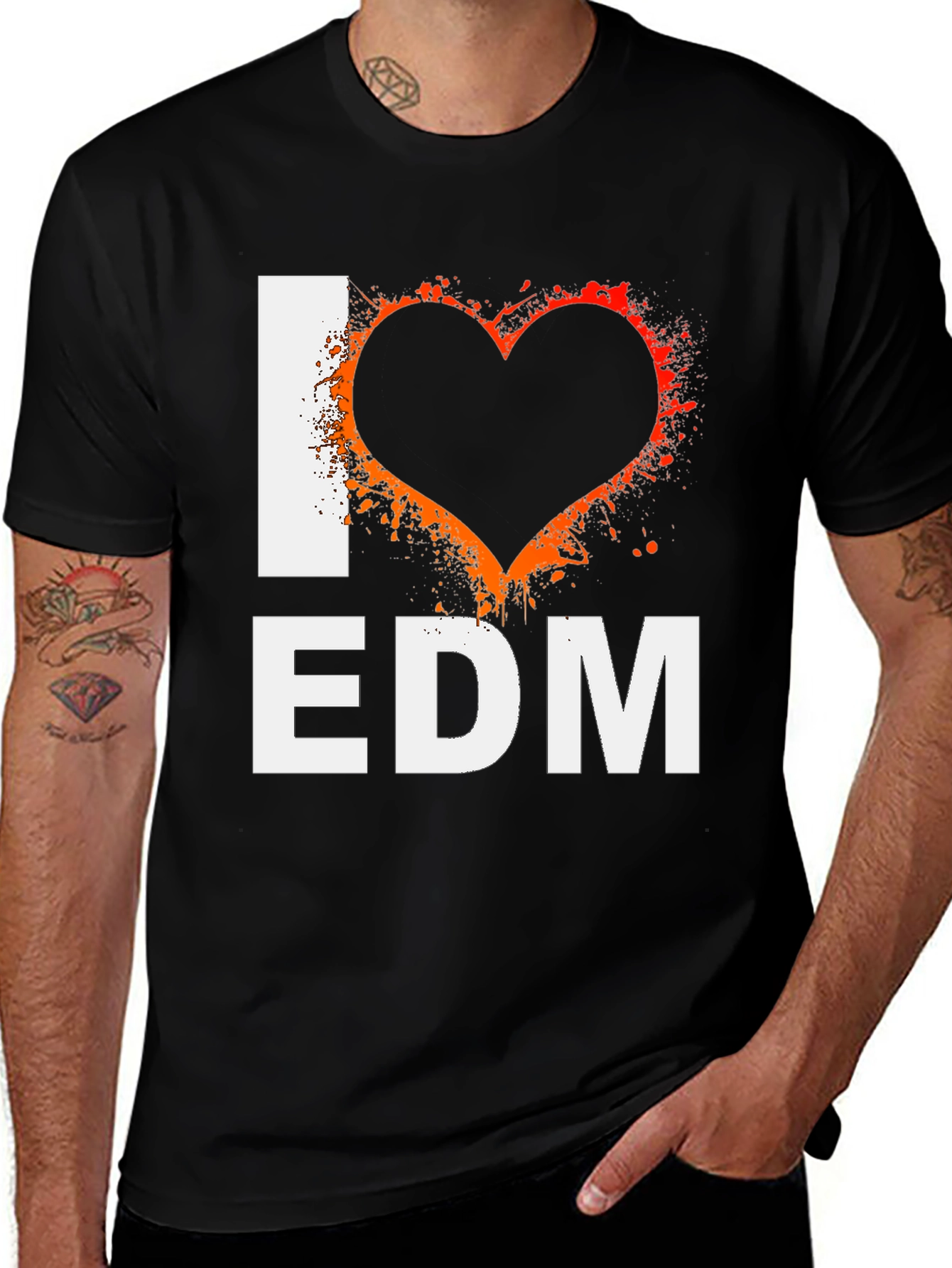 I Heart EDM Graphic T-Shirt