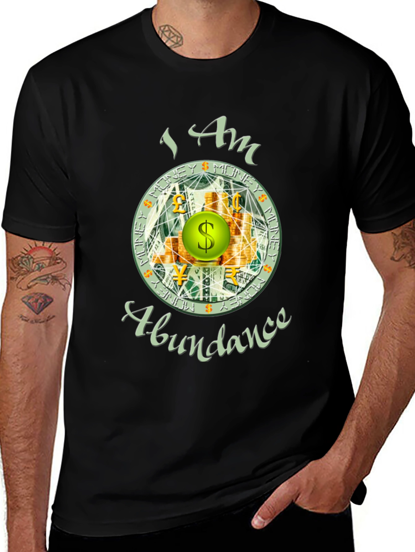 Variant 22 of I Am Abundance Graphic T-Shirt